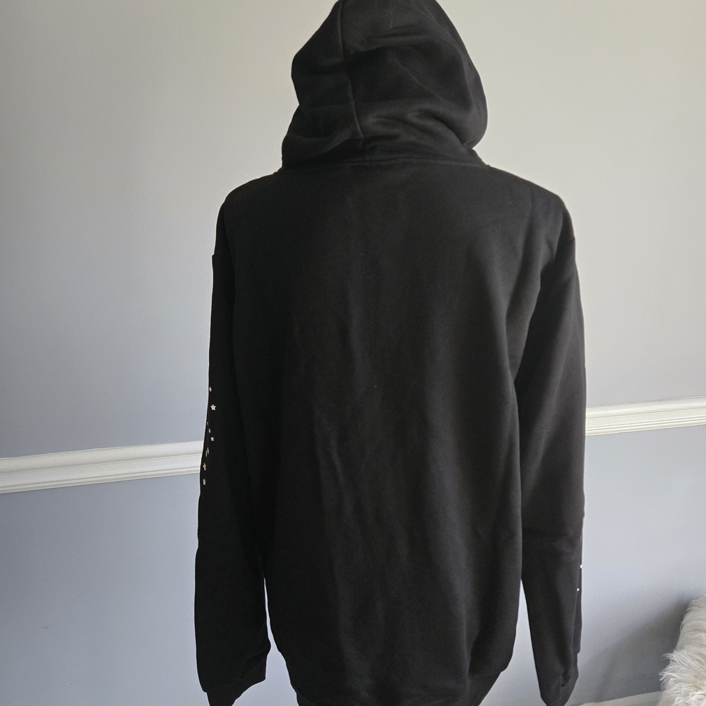 Black Spiderweb Graphic Hoodie Sweatshirt - Unbranded - Picture 4 of 6